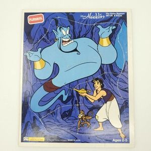 Disney Aladdin Playskool Wood Puzzle 287-05